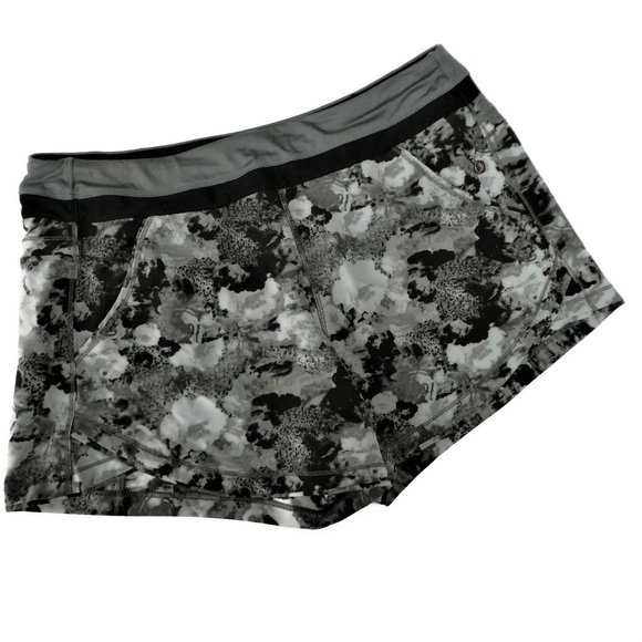 Tangerine Athletic Shorts Build In Underwear Security Zipper Pocket Green M - Picture 2 of 8